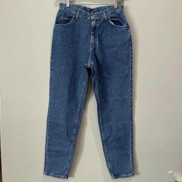 Vintage Lee Womens Mom Jeans High Rise Size 12 Medium 31 inseam - Picture 6 of 10